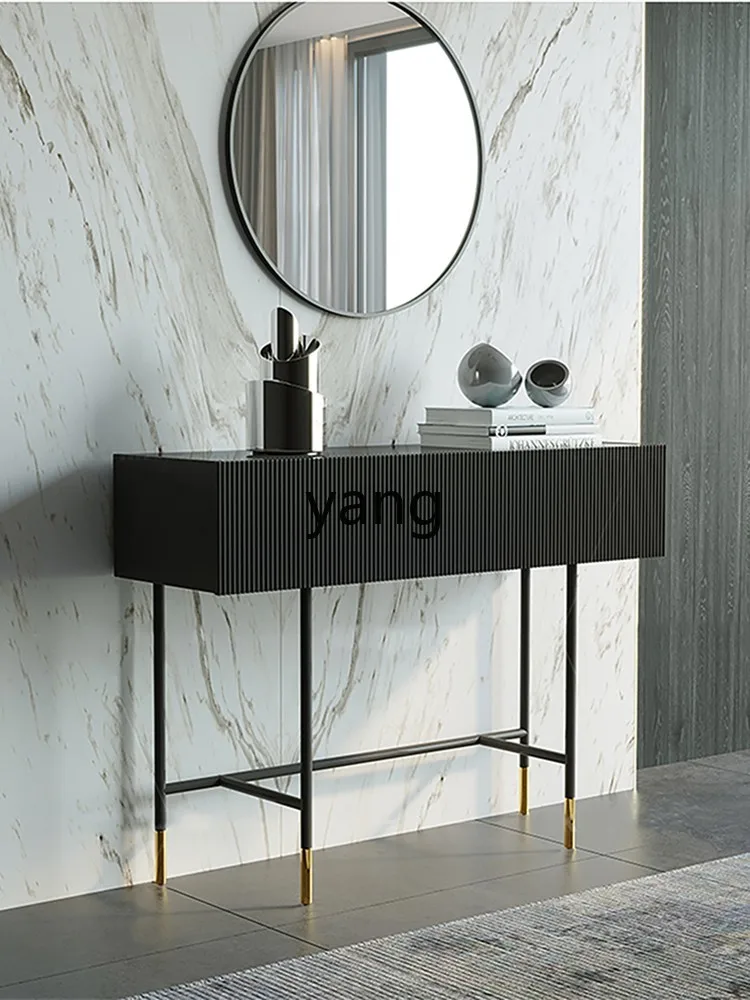 L'm'm Italian Style Light Luxury Console Tables Super Narrow Simple Modern Living Room Entrance Right Door Console