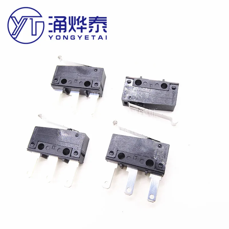 Yyt Medium Microschakelaar SS-3GL13PT Lange Pin 3pin R Handvat Basis Schakelaarknop