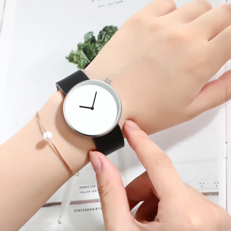 2024 Top New Women Watches Leather Dress Female Clock Luxury Brand Design Men Watches Fashion Couple Wirstwatches Reloj Mujer