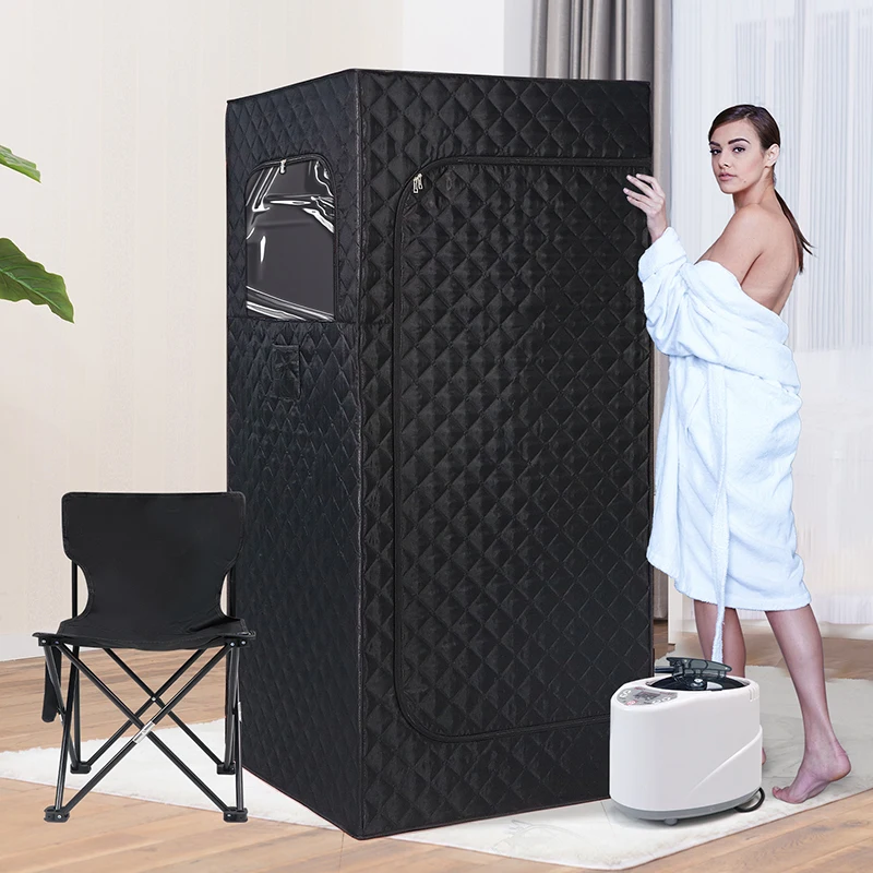 

Polygon Sweat Sauna Box Home Use Full Body Steam Sauna Tent Sweating Detox Portable Sauna Room