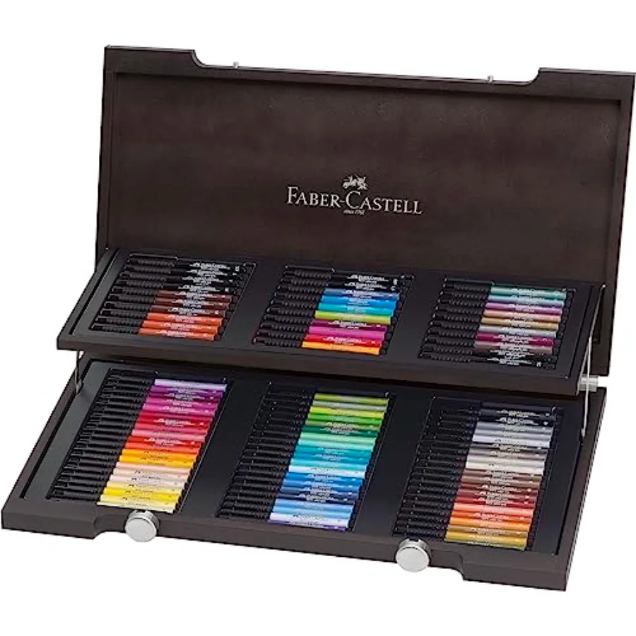 

Pitt Artist Pens Wood Case Gift Set - 90 Pens