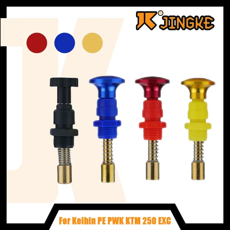 

For Keihin PE PWK KTM 250 EXC ATV Motorcycle Carburetor Manual Choke Starter Plunger Switch Idle Speed Adjusting Screw