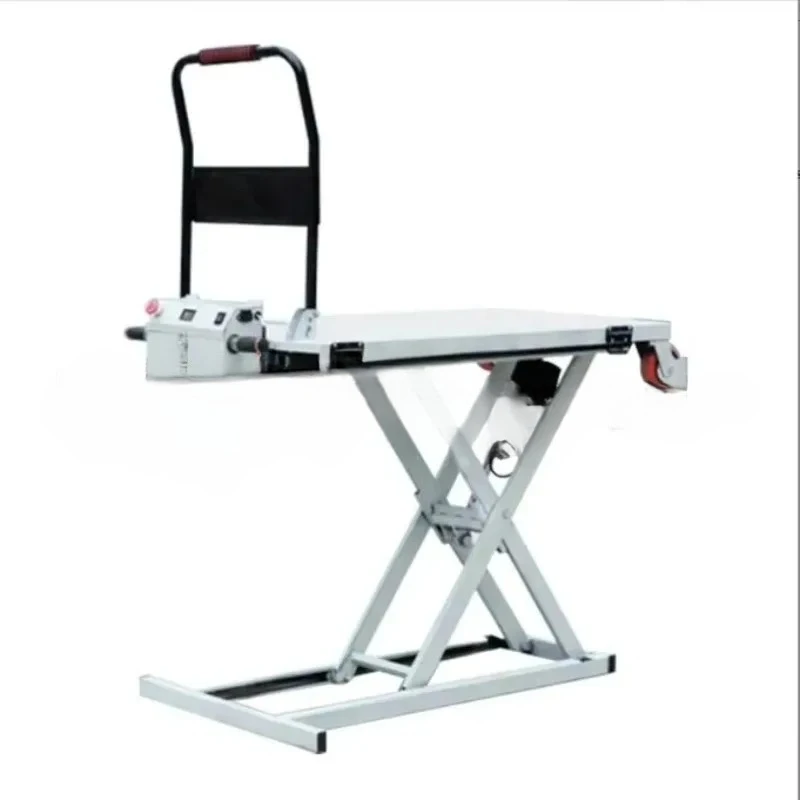Lift Scissors Rake Lift Electric Carts Fully Automatic Stainless Steel Carts Mobile With Scissors On Flatbed Trucks Vehicle