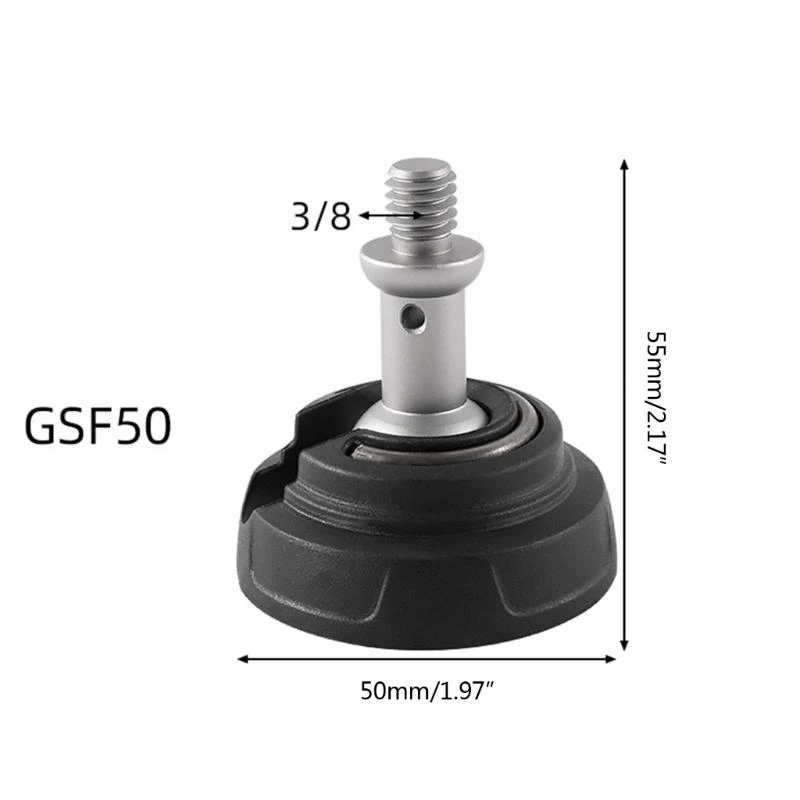  34/37/50/68mm Camera Monopod Tripod Rubber Foot Pad 3/8inch Anti-slip Tripod Release Foot Mat for Tripod Monopod Leg