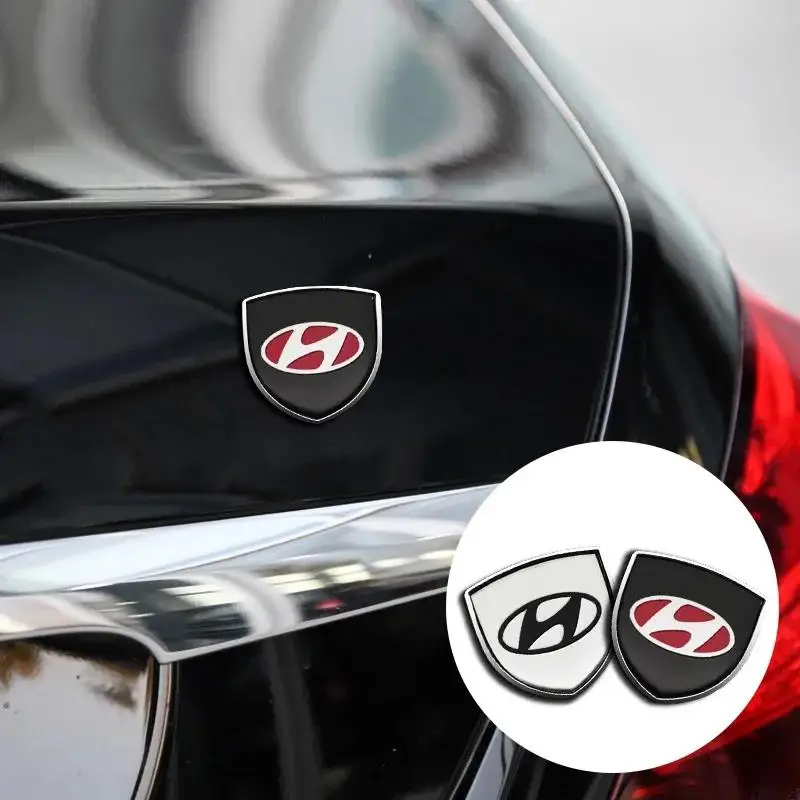 ثلاثية الأبعاد شارة معدنية نافذة السيارة الجانبية الجذع ملصق مائي ملحق متوافق مع هيونداي توكسون أكسنت إلنترا سانتا في سوناتا I20 I