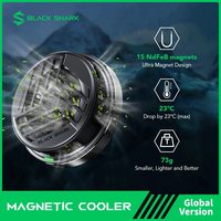 Original Black Shark Magnetic Cooler 2 for Gaming Phone for iPhone 14 Black Shark 5 Pro Rog oneplus Xiaomi Poco Pad Fast Cooling