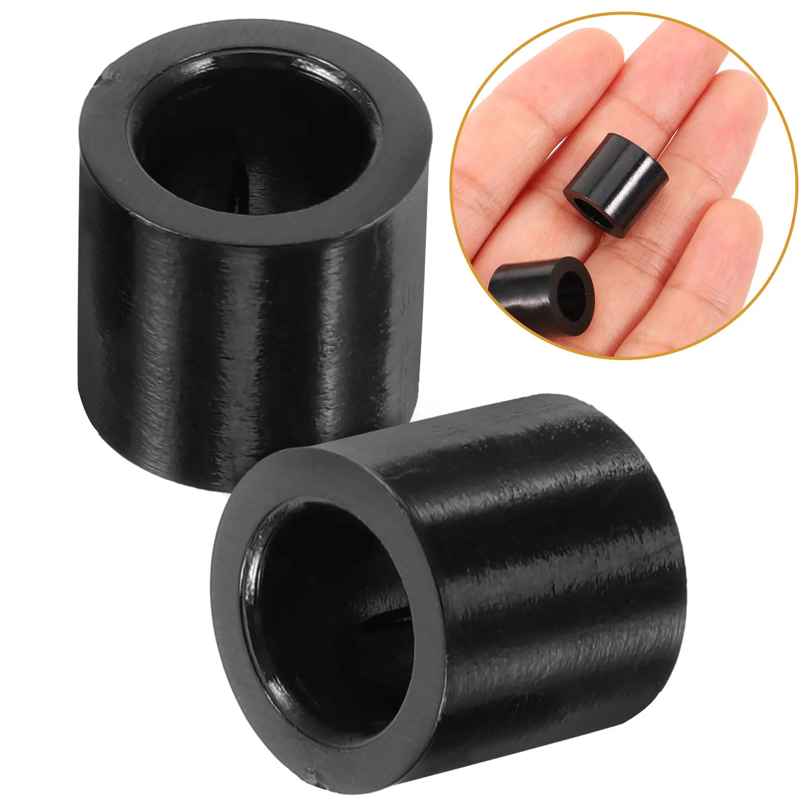 

30Pcs Pool Cue Ferrules Plastic Billiard Hoop Replacement Cue Tips Snooker Pool Stick Parts Professional Billiard Supplies