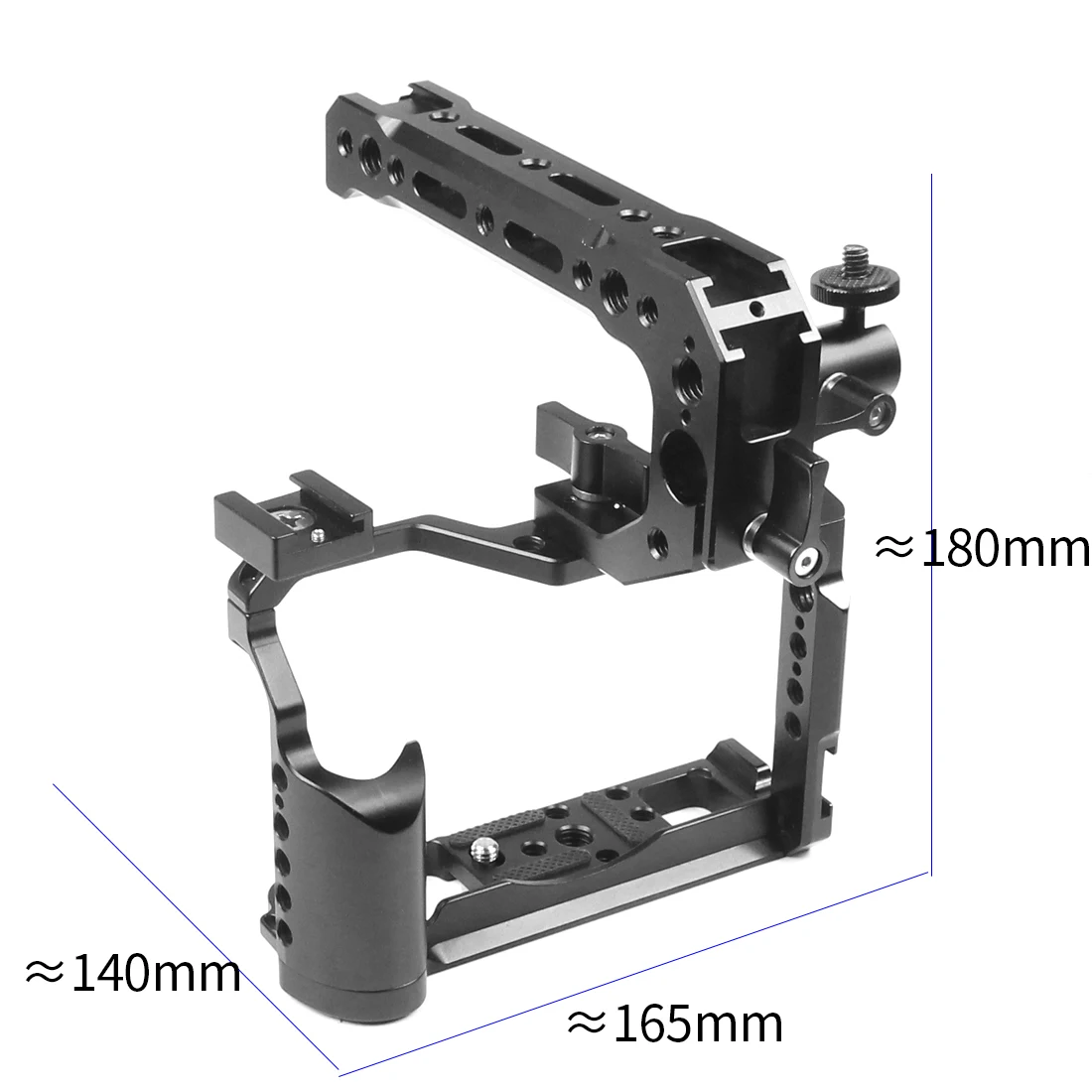 BGNing Aluminium Legierung Kamera Käfig Schutzhülle Stabilisator mit Kalten Schuh Halter für FUJI XT20/XT30 XT30II Kamera Schutzhülle – Detail 28