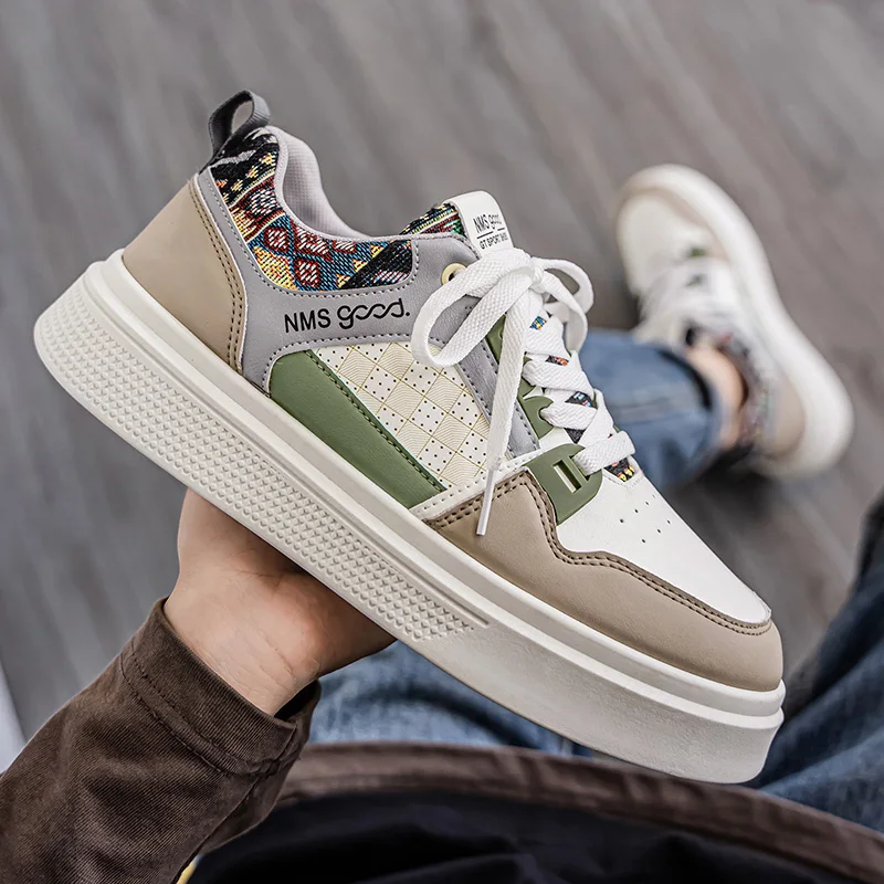 

Fashion Low-top Best-selling Men's Breathable Sports Shoes, Large Size for Daily Outdoor Use, Shock-absorbing and Anti-slip Leis