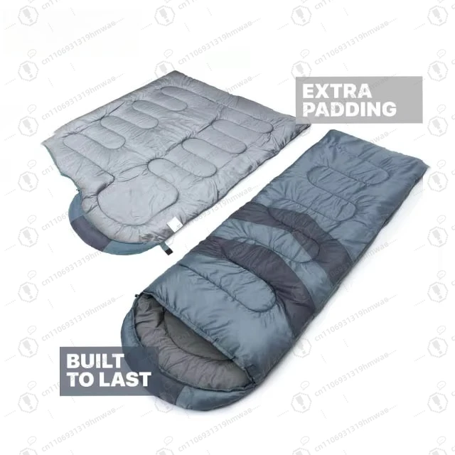 

Camping sleeping bags, adult winter outdoor camping travel cotton sleeping bags, camping gear
