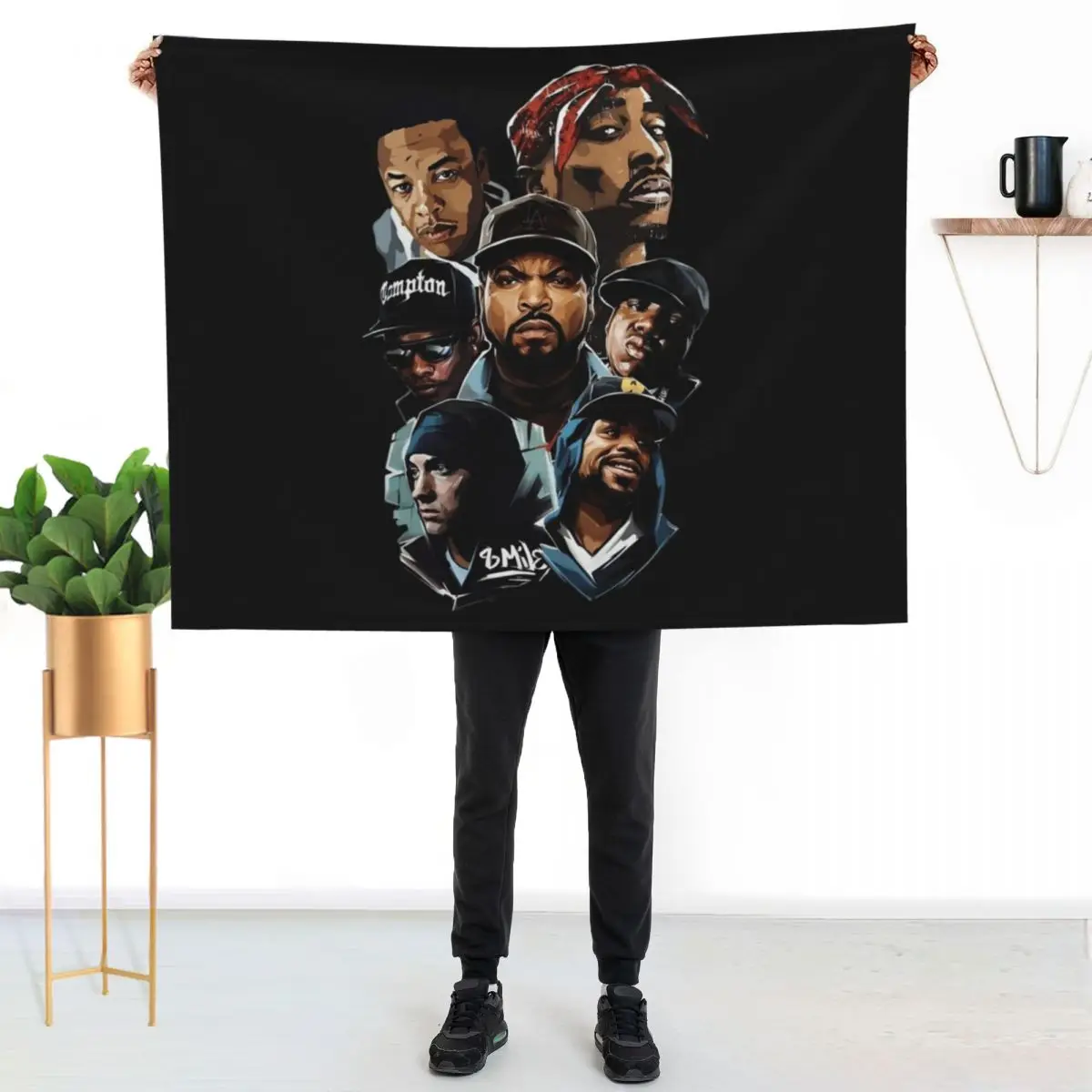 Official Tupac Love Vintage California Throw Blanket Travel Summer Bed Thins Blankets For Baby Sleeping Bag Blankets