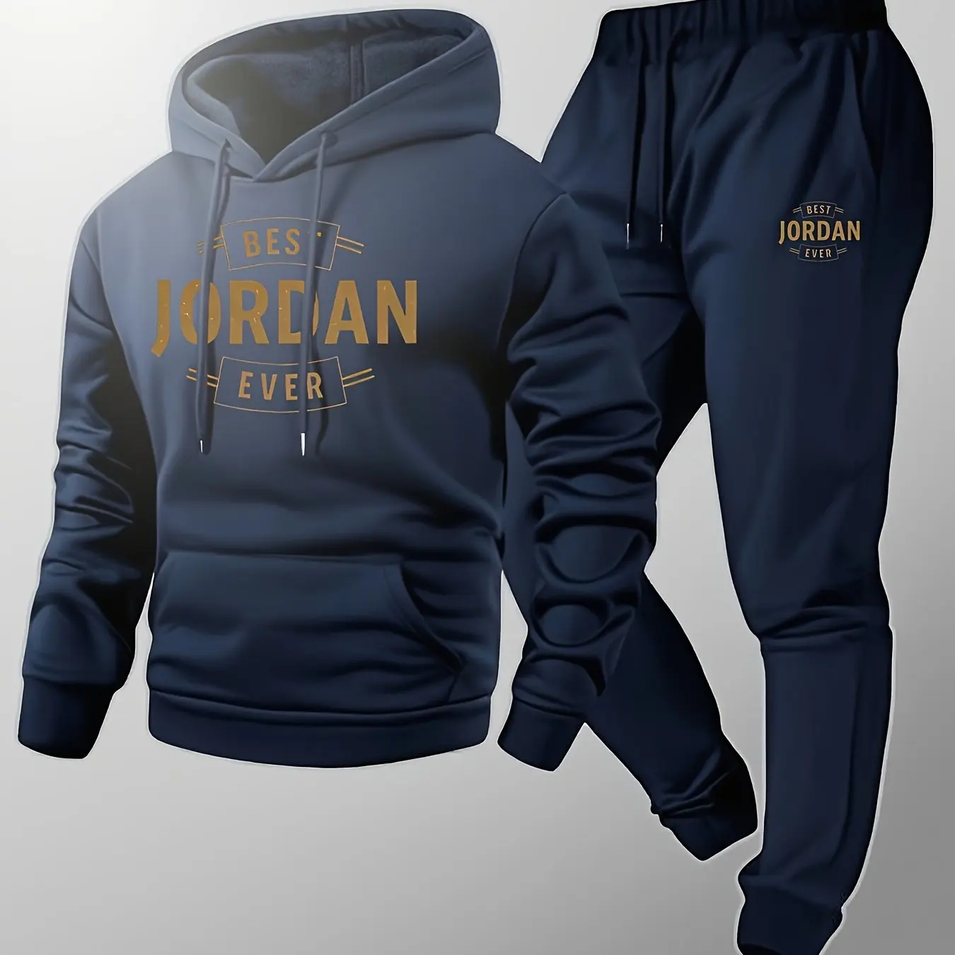 New Men's Hooded Sweatshirt, Casual Sports and Fitness Men's Top view 2