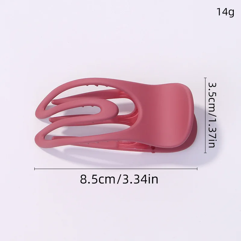 AISHG Frosted U-Shaped Hairpin Women Korean Medium Solid Color Hair Clips Simple Duckbill Clip Barrettes Girls Hair Accessories