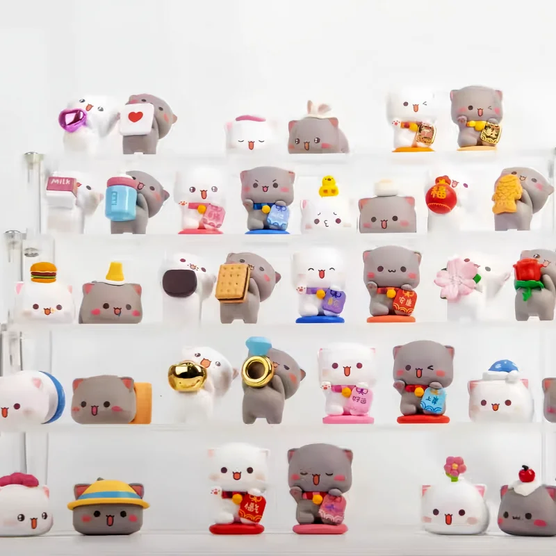 

Официальная серия мини-фигурок Peach Cat Goma Sweet Mini Universe в закрытой упаковке, коллекционные кавайные мини-фигурки, игрушки, украшение для рабочего стола, подарок для фанатов