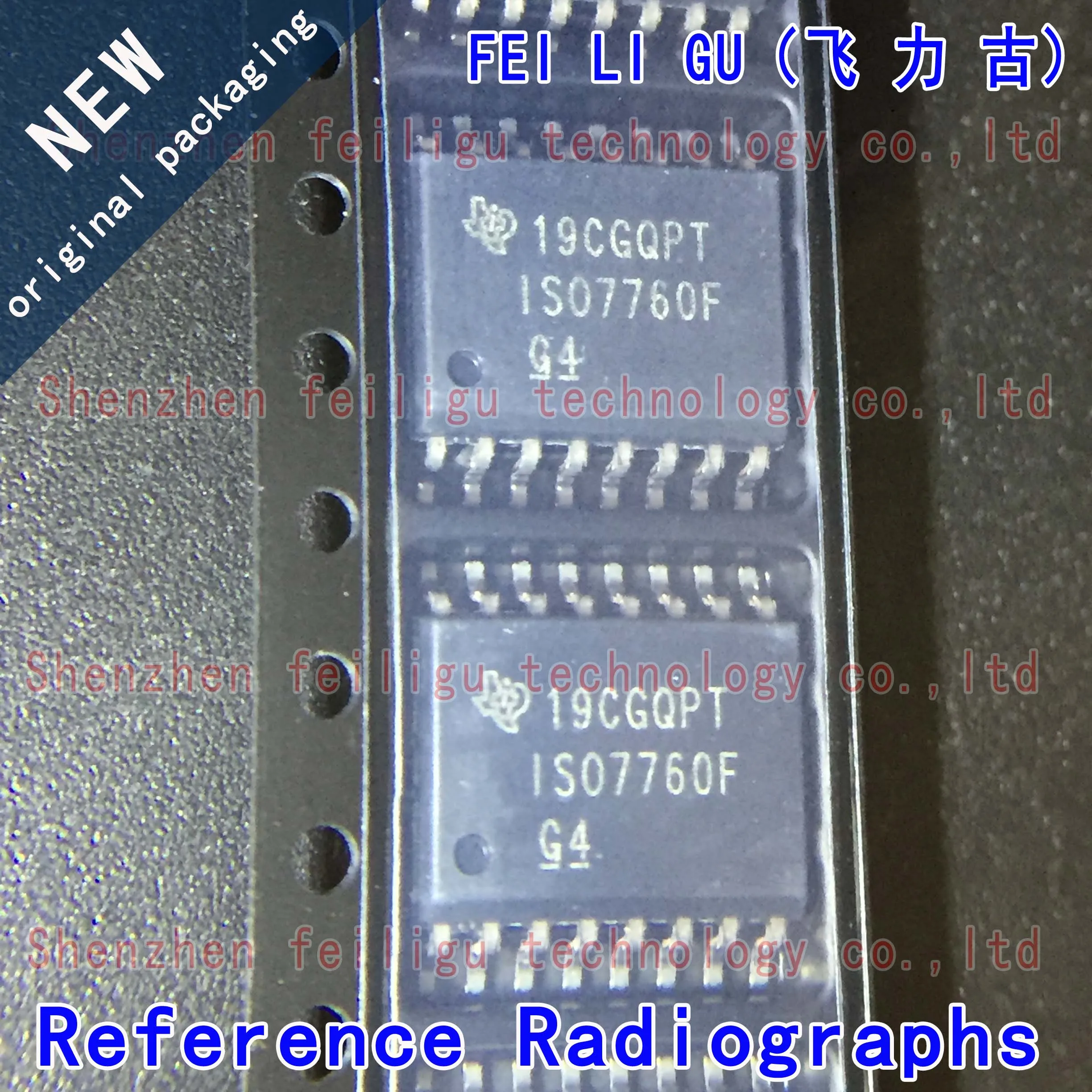 

1~30PCS 100% New original ISO7760FDWR ISO7760FDW ISO7760F ISO7760 Package:SOP16 Universal Digital Isolator Chip