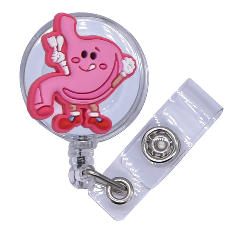 Kleine Medizinische Arbeiter Arbeit Karte Clip Doktor Nurse ID Name Bedge Halter Rollen Brust Tag Zubehör Clip Fabrik Pass Karte clip