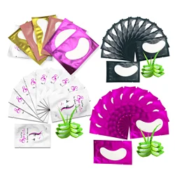 50Pairs Eyelash Pad Gel Patch Grafting Eyelashes Under Eye Patches For Eyelash Extension Paper Sticker Application Make Up Tools