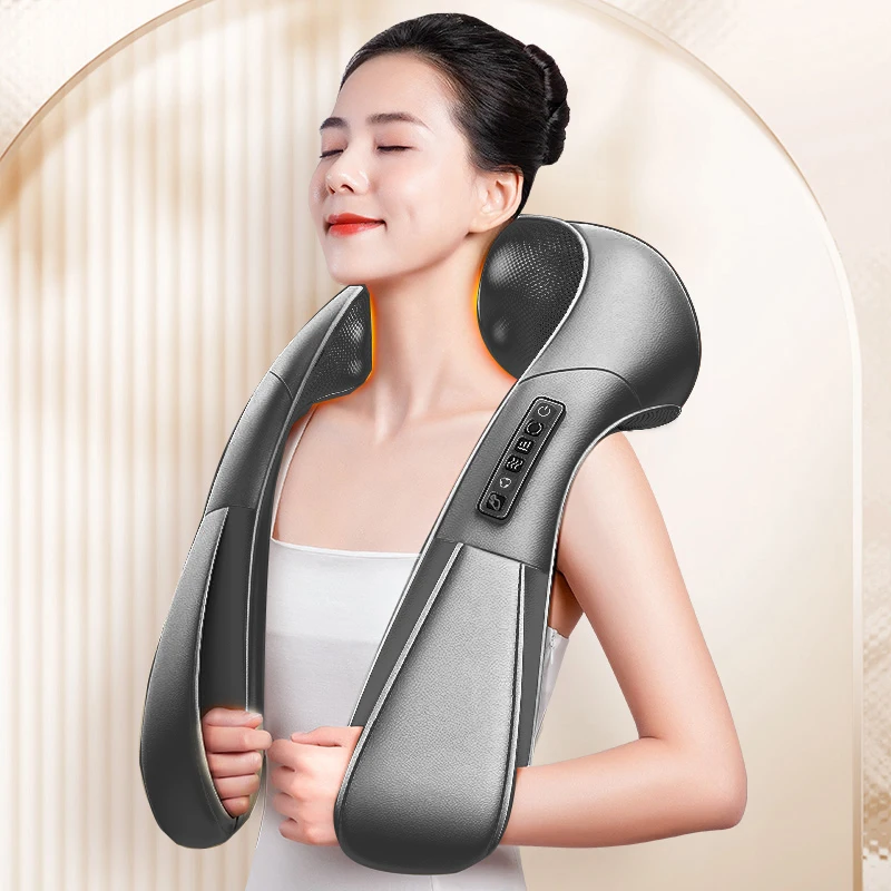 Cervical Electric Blanket and Shoulder Neck Back Massage Device Facial 26w Metub Massage and Vacuum Cups Scalp Massager Machine