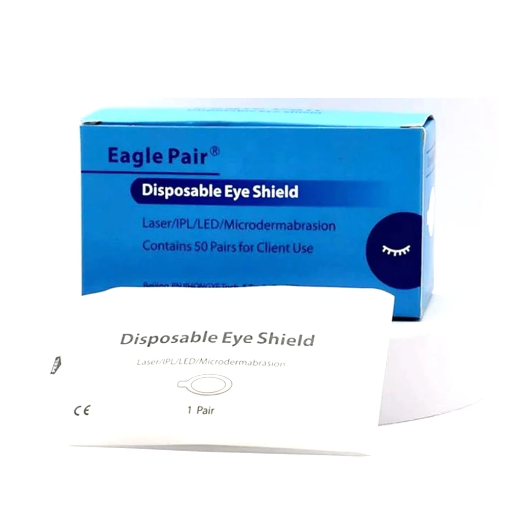 190nm-11000nm OD7+ Laser/IPL/LED Disposable Eye Shield For Eyes Protection Pack of 50 pairs