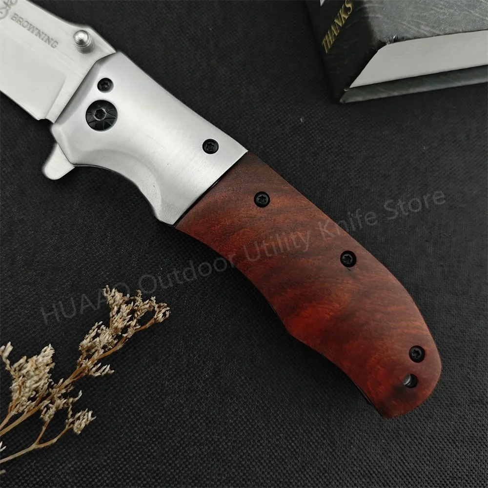 DA51 Outdoor Portable Folding Knife for Men High Hardness Survival Military Tactical Pocket Knives for Camping and Fishing