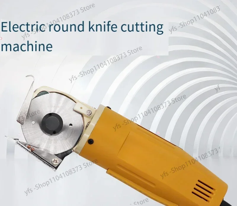 Electric Scissors 70a Handheld Electric Round Knife Cutting Machine Small Garment Leather Tailor Cutting Machine Cloth Cutting