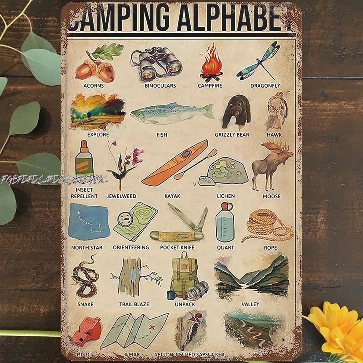 Vintage Metal Tin Sign 8