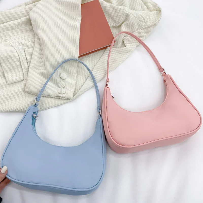 Women Bags Armpit Shoulder Bag Small Shoulder Purse Underarm Bags Brand Clutch Women Hobos Summer Simple Handbags Bolso Feminina