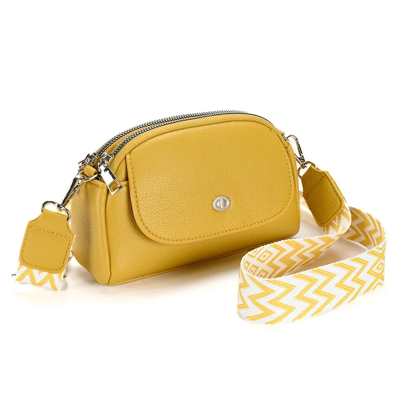 الكورية نمط ركاب واحد الكتف Crossbody زلابية حقيبة INSNiche عالية الجودة واسعة حزام الكتف السيدات حقيبة الهاتف