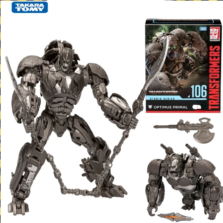 In Stock Takara TomyTransformers Studio Series Ss106 Optimus Primal Leader Rise of The Beasts Action Figure Toys Gift Collection