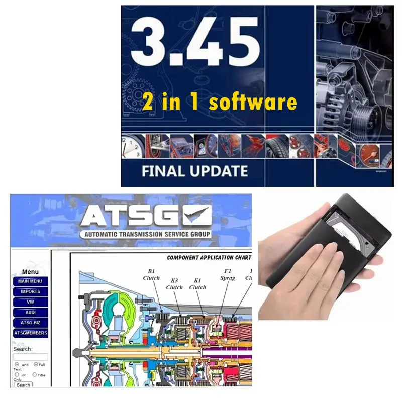 

2025 Hot AUTO DATA 3,45 Диаграммы проводки Установка данных Видео + ATSG 2017 Информация группы обслуживания автоматической передачи 2 в 1