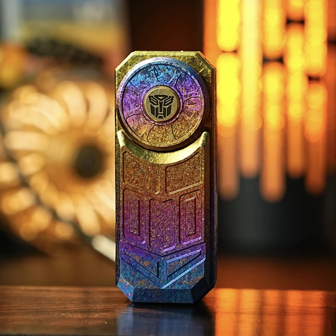 Harley Optimus Prime EDC Speelgoed Fidget Spinner Slider Metalen Stemvork Anti Stress Zintuiglijke ADHD Fidgeting Speelgoed Compact Formaat