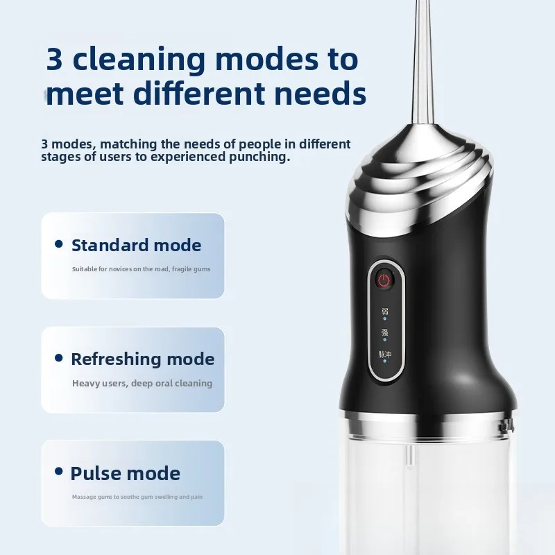 

Portable Household Electric Tooth Flusher Oral Cleaning and Washing Spray Water To Remove Stones Dental Floss