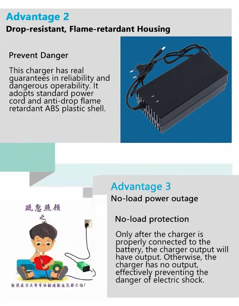 48V 52V 2A 3A 5A lithium-ion charger 13S 14S 54.6V 58.8V 21700 18650 battery charging 5A fast intelligent charger