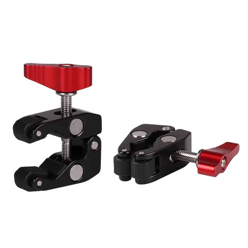 New Crab Claw Clip Magic Arm Bracket Monitor Weird Hand Multifunctional Threaded Tripod Clip Strong Clip