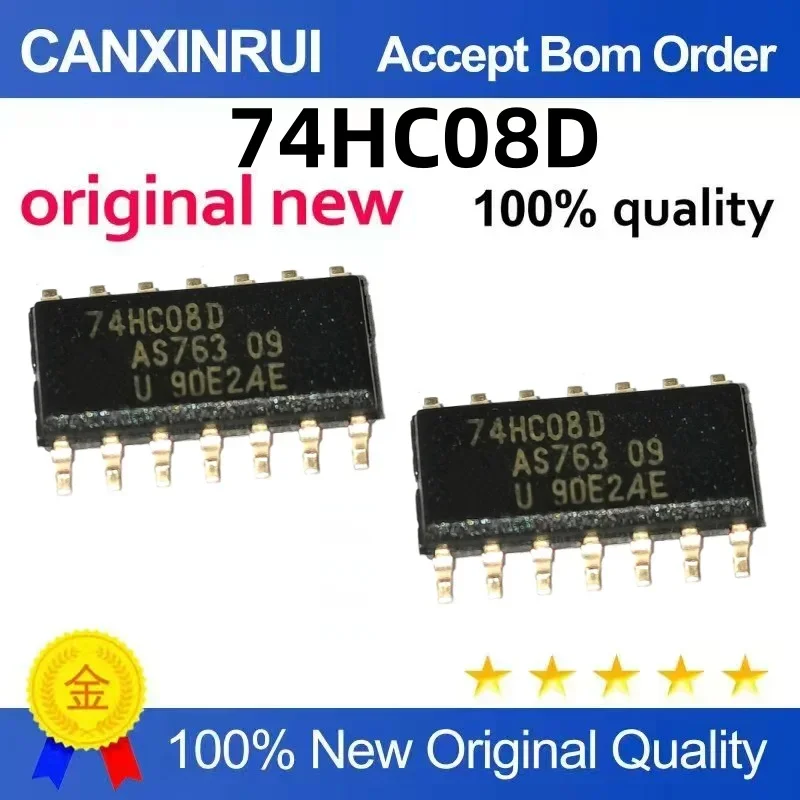 (5-100 pieces) Brand new stock 74HC08D SN74HC08D SOP-14