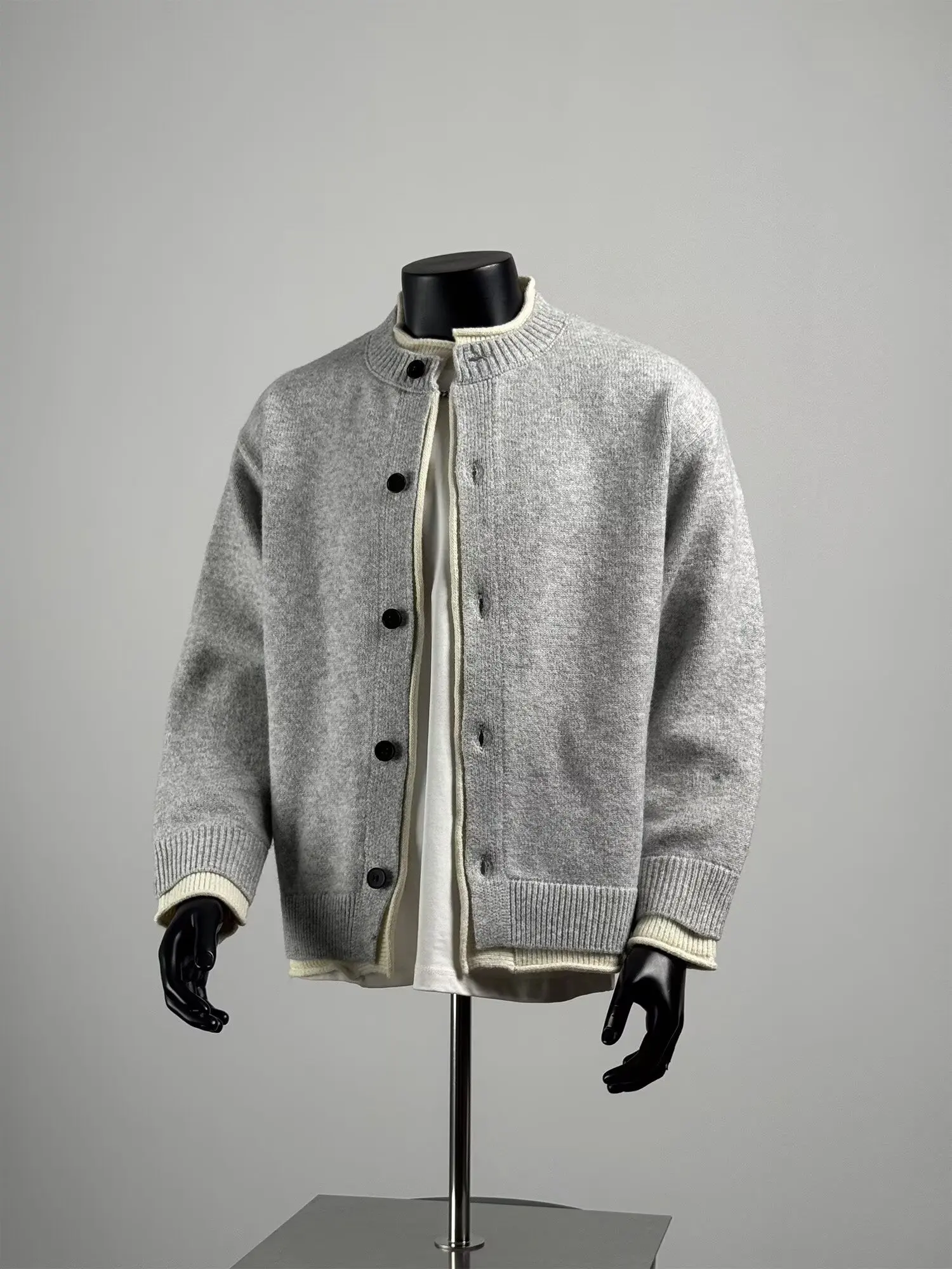 

Loose Fit Color Blo Knitted Open Cardigan Women's Autumn Winter Versatile Trendy Brand College Sle Sweater Jaet