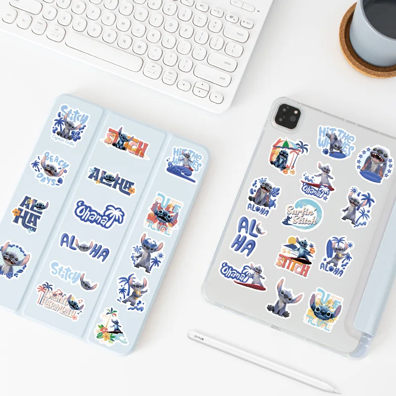 50 pezzi Anime Disney Stitch Lilo e Stitch adesivi The Avengers Skateboard Laptop Bagagli Cartoon adesivo impermeabile fai da te giocattolo per bambini