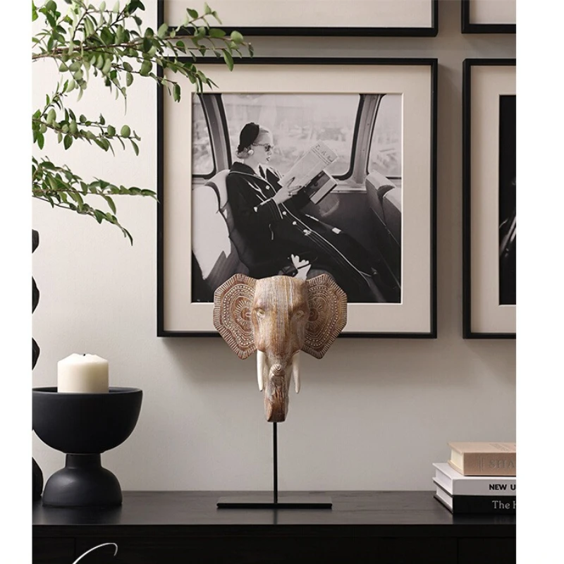 

French living room entrance office desktop elephant handicrafts, creative decorations ornament gifts