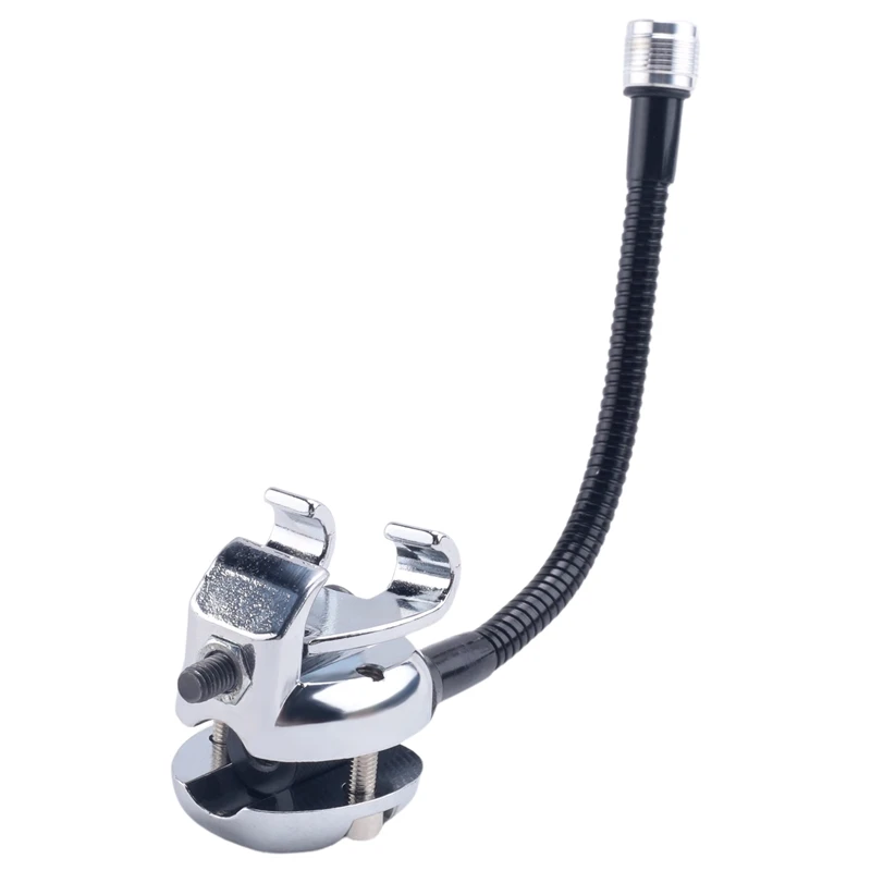 

Hot AD-Drum Microphone Stand Pressing Ring Microphone Holder With Gooseneck Drum Accessories