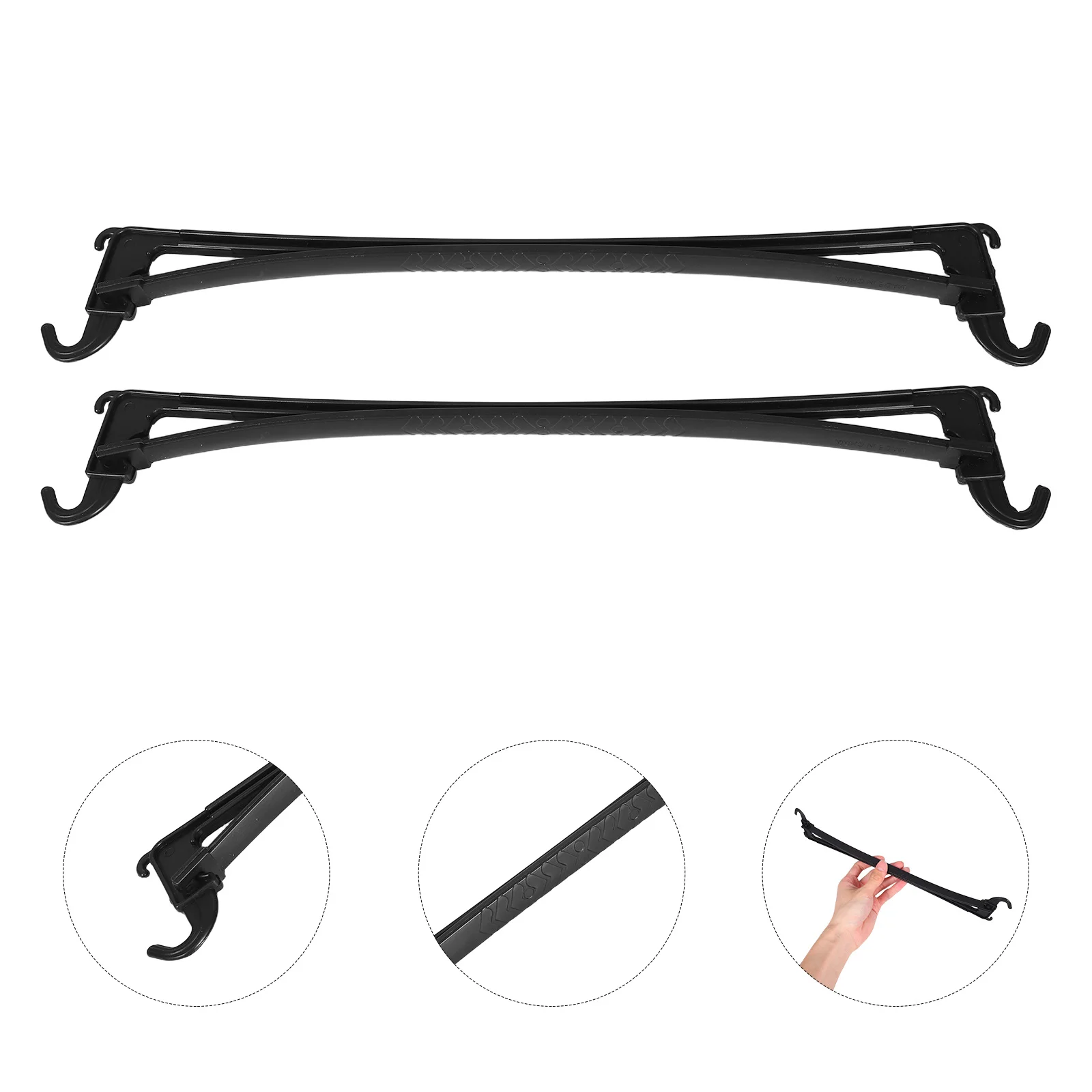 

20Pcs Plastic Hanger Connectors Non Slip Clothes Hanging Rods for Wardrobe Space Saving Closet Rod Extender