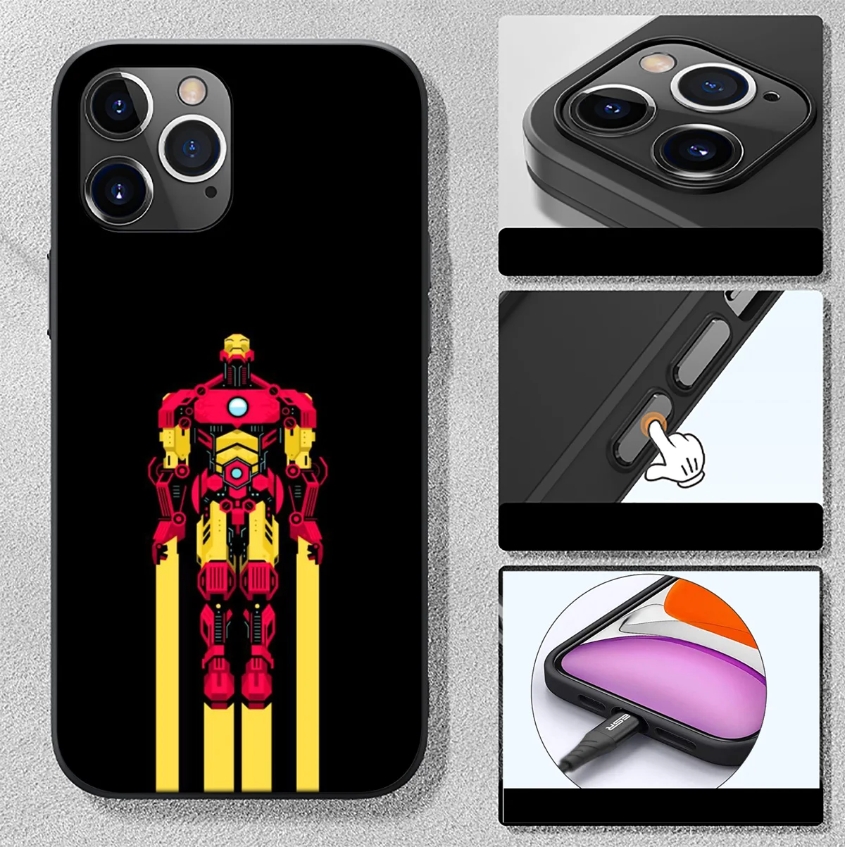 FL114 Marvel Iron Man NEW Phone Case for Samsung Galaxy S20 S21 S22 S23 S24 Fe Plus Ultra Lite