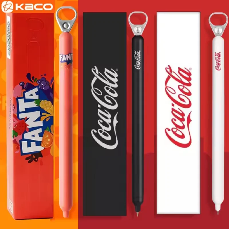 KACO طبعة محدودة الجانب الصحافة سحب تبويب هلام القلم 0.5 سريعة الجافة ST مزدوجة حبة القلم تلميح 800 متر الترا طويلة الكتابة القرطاسية المورد #2