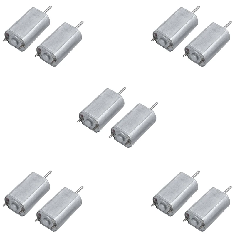 10Pcs DC 9V 30800RPM 2Mm Dia Shaft High Speed Model Airplane DC Motor