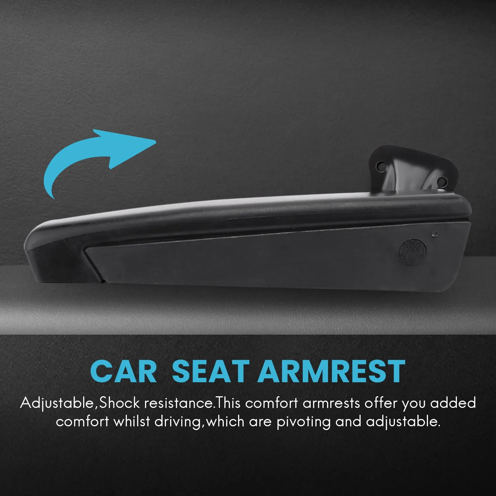 

ABIB -Car Universal Adjustable Car Seat Armrest For Rv Motorhome Truck Auto Parts
