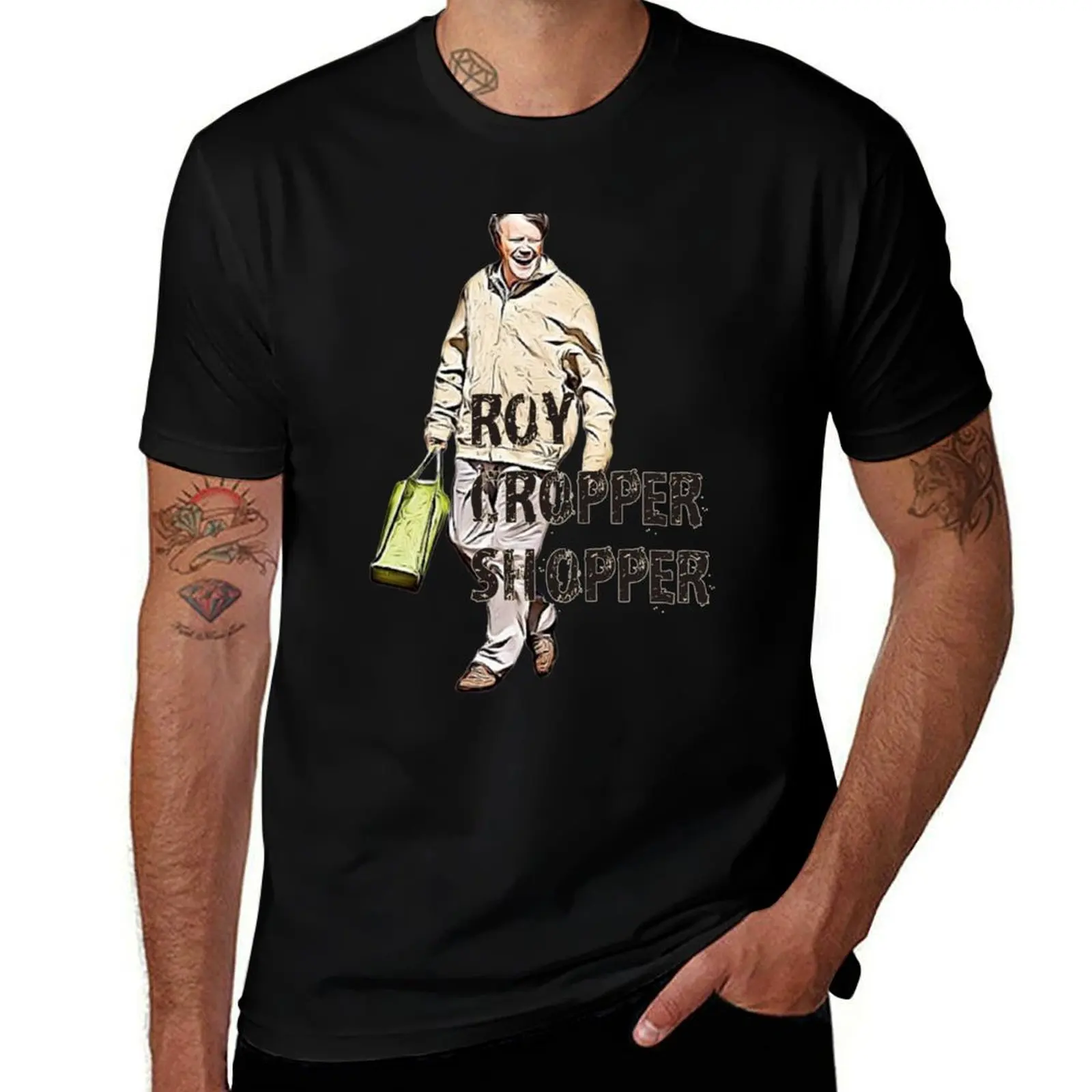 Roy Cropper Shopper T-Shirt Basic Simple Casual Short Sleeve Tee