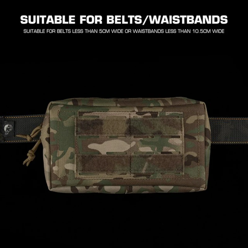 

Outdoor Sport Nylon Admin Waist Pouch Tactical Molle Gadget Organizer Zipper EDC Utility Personal Defense Equipment