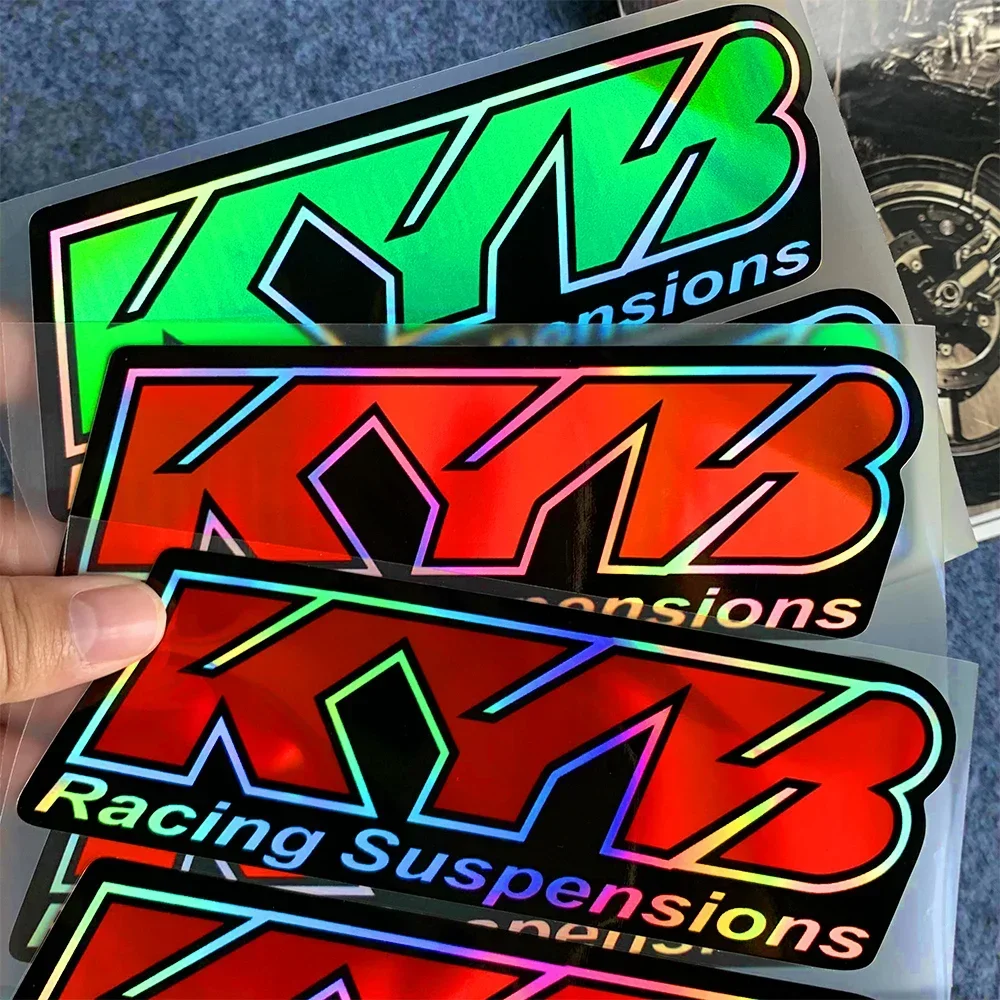 2Pcs Motocross Motorcycle Stickers For Showa Kyb Wp Suspension Fork Accessories Decal Bike Logo For KTM Honda CBR Kawasaki