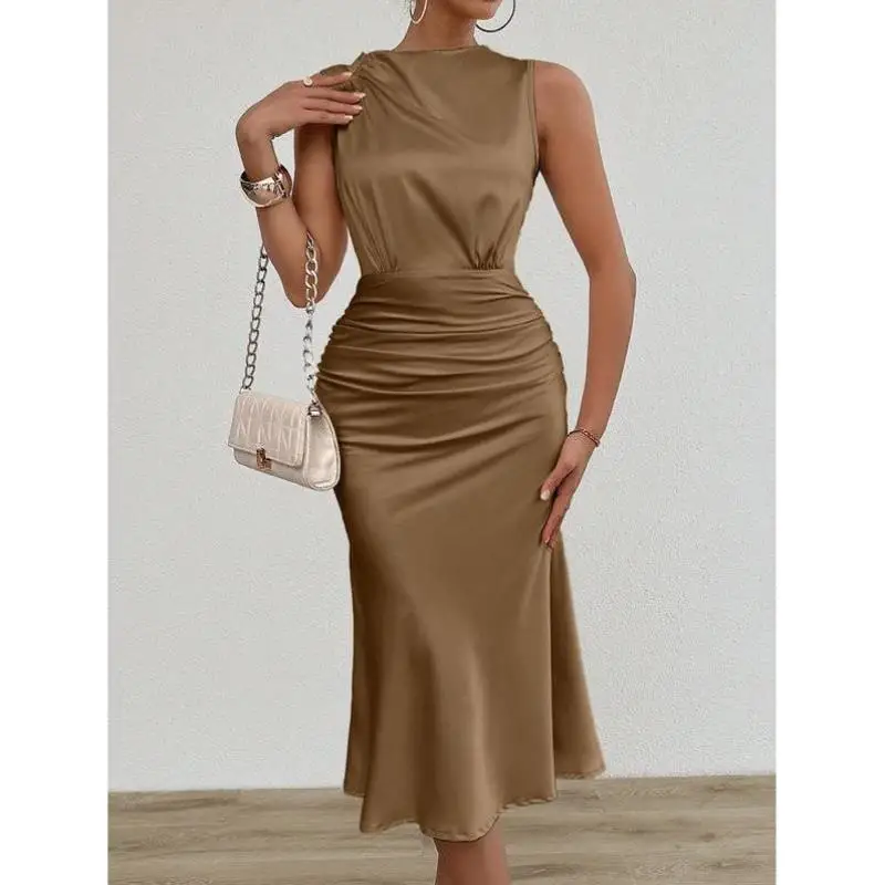 

Slim Fit Pure Color ort Sve Women's Dr Q 765 New Cross-Border Sle Casual Sportswear Seven Sve Length Autumn Season