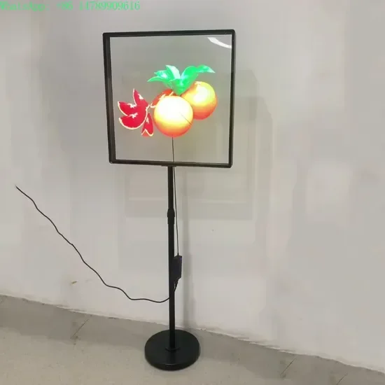LEDCustom Waterproof DisplayNewest 3D Holographic Display With Cover And Stand Support WiFi Control Sign 3D Advertising Eve