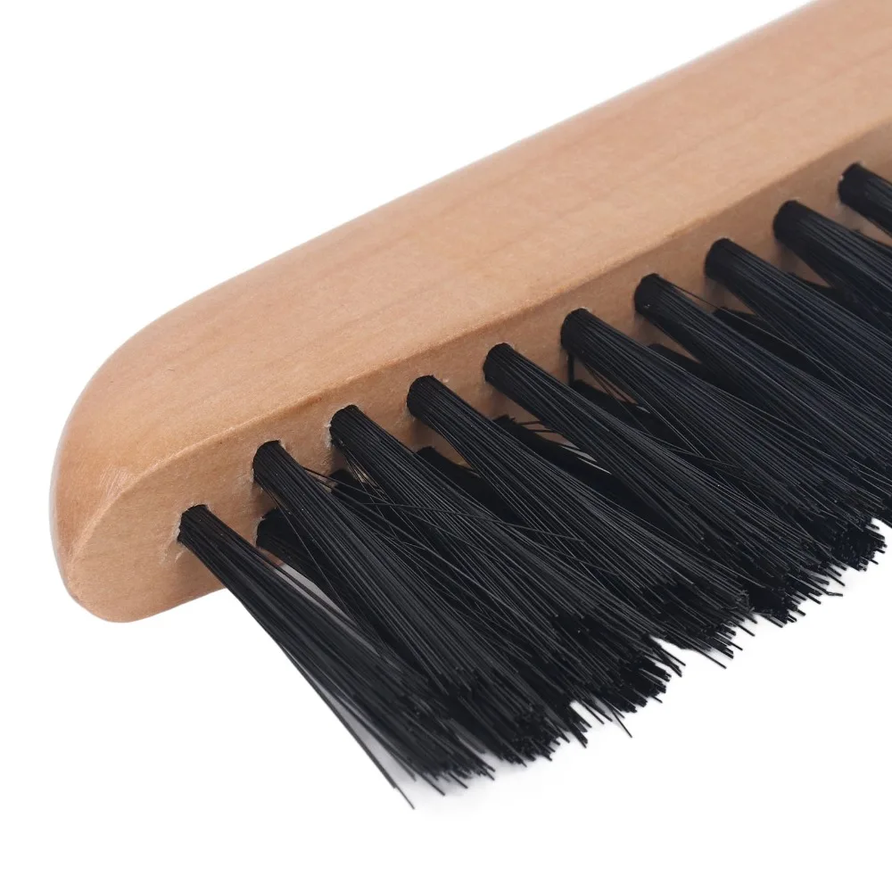 

Wooden Handle Pool Table Brush Nylon Bristles Polish Cloths Billiard Brush Set Natural Wood Billiards Pool Table Rail Brush